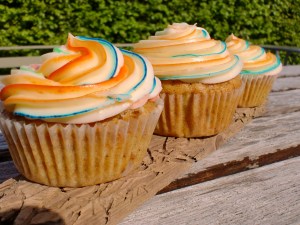 Gulrotcupcakes