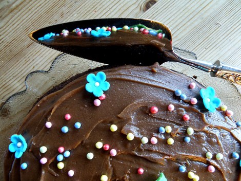 Sunkost sjokoladekake