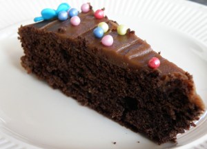 Sunkost sjokoladekake