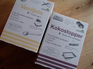 Kokostopper og vaniljeis